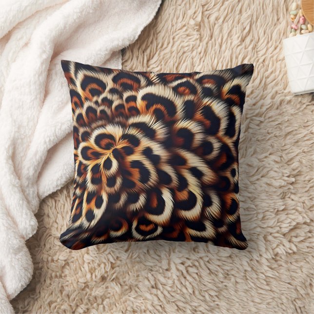 Leopard Comfort Drift in einen Dschungel Inspirier Kissen (Decke)