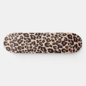Leopard Cool Ästhetik Skateboard (Horizontal)