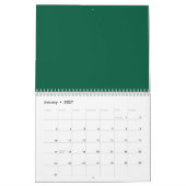 Leopard Cross Weihnachtsbäume Christlich Kalender (Jan 2027)