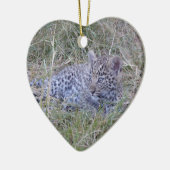 LEOPARD CUB KERAMIKORNAMENT (Links)