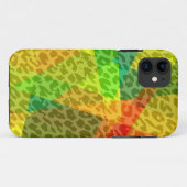 Leopard Cubism Abstrakt Art | Geometrisches Muster Case-Mate iPhone Hülle (Rückseite (Horizontal))