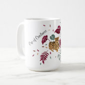 Leopard-Cup der Kühle Kaffeetasse (Vorderseite Links)