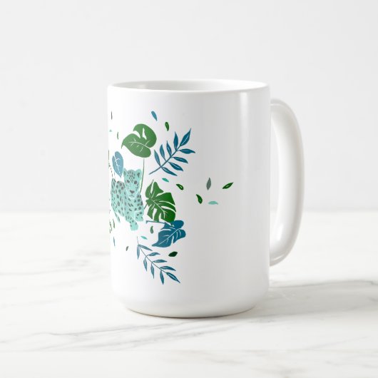 Leopard-Cup der Kühle Kaffeetasse (VorderseiteRechts)