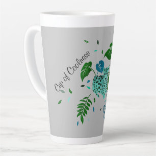 Leopard-Cup der Kühle Milchtasse