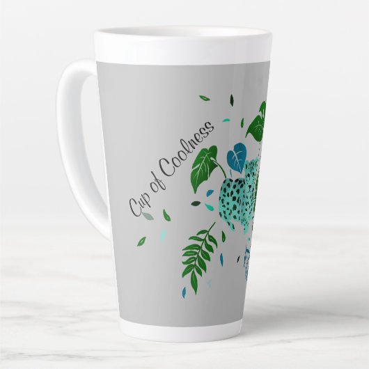 Leopard-Cup der Kühle Milchtasse (Linke Ecke)