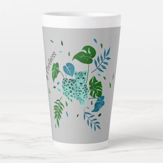 Leopard-Cup der Kühle Milchtasse (Vorderseite)