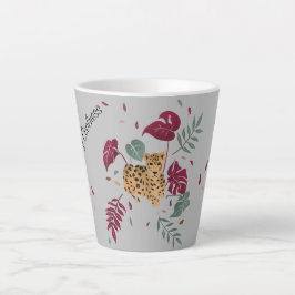 Leopard-Cup der Kühle Milchtasse