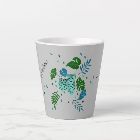 Leopard-Cup der Kühle Milchtasse (Vorderseite)