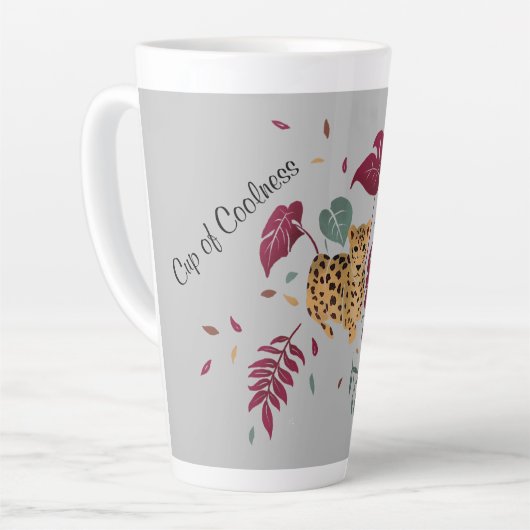 Leopard-Cup der Kühle Milchtasse (Linke Ecke)