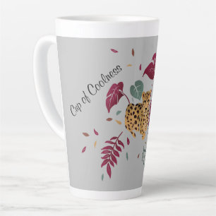 Leopard-Cup der Kühle Milchtasse