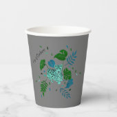 Leopard-Cup der Kühle Pappbecher (Vorderseite)