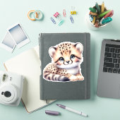 Leopard Custom Cut Scrapbooking Sticker (iPad Hülle)