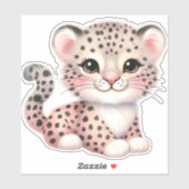 Leopard Custom Cut Scrapbooking Sticker (Blatt)