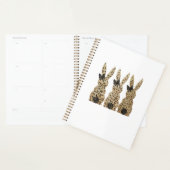 Leopard Cute Bunny Bow Funny Christian Easter Day  Planer (Anzeige)