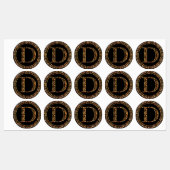 Leopard D Etiketten (Blatt)