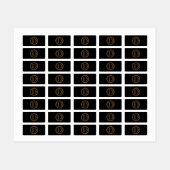 Leopard D Etiketten (Blatt)