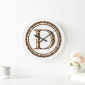 Leopard D Große Wanduhr (Zuhause)