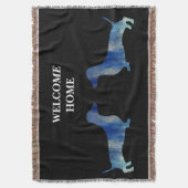 Leopard-Dackel Decke (Vorderseite Vertikal)