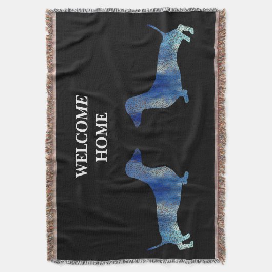 Leopard-Dackel Decke (Vorderseite Vertikal)