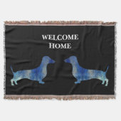 Leopard-Dackel Decke (Vorderseite)