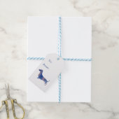 Leopard-Dackel Geschenkanhänger (Mit Garn)