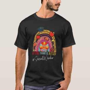 Leopard Dankbar Erkenntlich Sozialarbeiter Regenbo T-Shirt