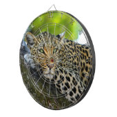 Leopard Dartboard Dartscheibe (Vorderseite rechts)