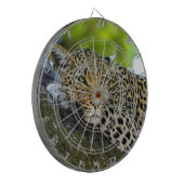 Leopard Dartboard Dartscheibe (Vorderseite Links)