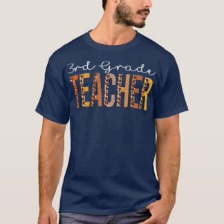 Leopard der dritten Klasse Herbstliebhaber Danke T-Shirt