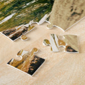 Leopard, der einen Strom kreuzt Puzzle (Seite)