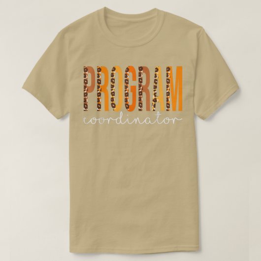 Leopard der Programmkoordinator Herbst Liebt als T-Shirt (Design vorne)
