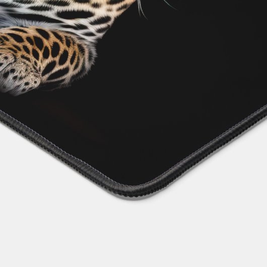 Leopard Design Desk Mat - das perfekte Geschenk Schreibtischunterlage (Ecke)