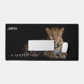 Leopard Design Desk Mat - das perfekte Geschenk Schreibtischunterlage (Tastatur & Maus)
