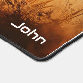 Leopard Design Desk Mat - Ein nachdenkliches Gesch Schreibtischunterlage (Ecke)