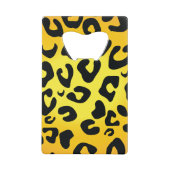 Leopard Design Geldbeutel Flaschenöffner (Vorderseite)