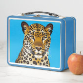Leopard Design Metal Lunchbox (Beispiel)