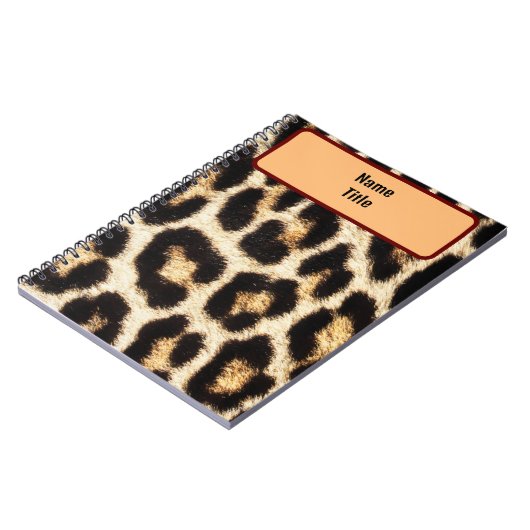 Leopard Design Notizblock (Linke Seite)