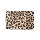 Leopard Design Pattern: Wilde Eleganz. Badematte (Vorderseite)
