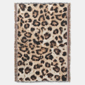 Leopard Design Pattern: Wilde Eleganz. Decke (Vorderseite Vertikal)