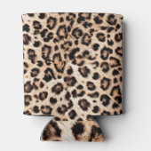 Leopard Design Pattern: Wilde Eleganz. Dosenkühler (Rückseite)