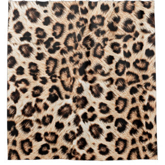 Leopard Design Pattern: Wilde Eleganz. Duschvorhang