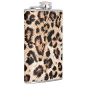 Leopard Design Pattern: Wilde Eleganz. Flachmann (Rechts)