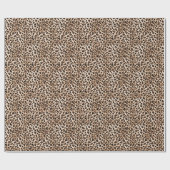 Leopard Design Pattern: Wilde Eleganz. Geschenkpapier (Flach)