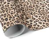 Leopard Design Pattern: Wilde Eleganz. Geschenkpapier (Rolleneckpunkt)