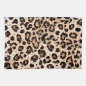 Leopard Design Pattern: Wilde Eleganz. Geschirrtuch (Horizontal)