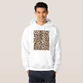Leopard Design Pattern: Wilde Eleganz. Hoodie (Vorne ganz)