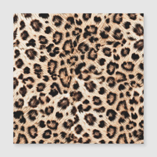 Leopard Design Pattern: Wilde Eleganz. Magnetkarte