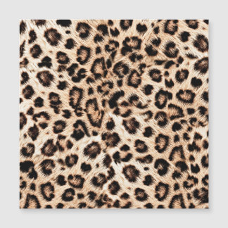 Leopard Design Pattern: Wilde Eleganz. Magnetkarte