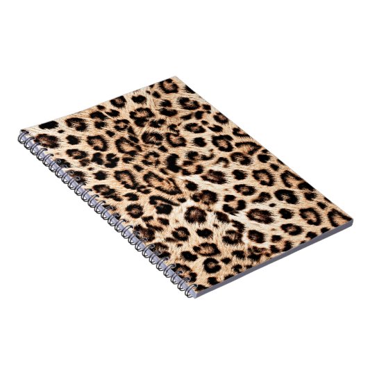 Leopard Design Pattern: Wilde Eleganz. Notizblock (Rechte Seite)