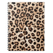 Leopard Design Pattern: Wilde Eleganz. Notizblock (Vorderseite)